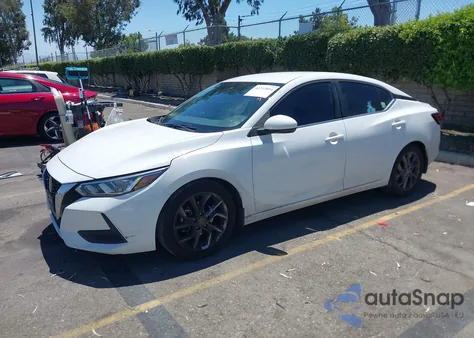 2020 Nissan Sentra Sv Xtronic Cvt z USA, uszkodzony, nr VIN 3N1AB8CVXLY217671